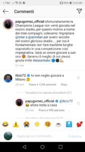 Atalanta a San Siro, Gomez ringrazia Milan e Inter ma la risposta di Ilicic... - FOTO 32 Ilicic