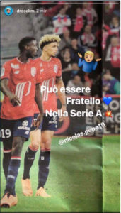 Napoli, Malcuit chiama Pepè: «Può essere, fratello, in Serie A» 34 Schermata 2019 07 18 alle 13.11.08