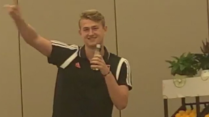 de ligt presentazione juve