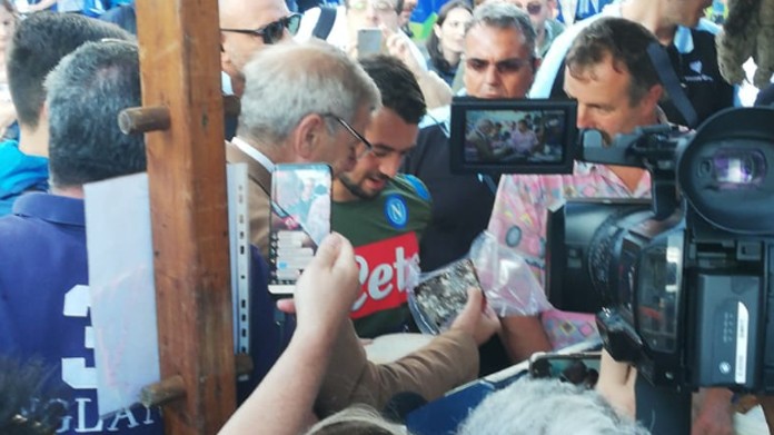 younes ritiro napoli dimaro 2019