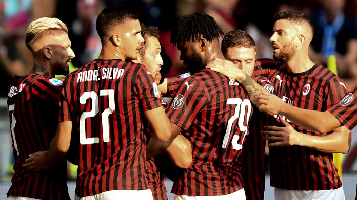 milan esultanza 2019