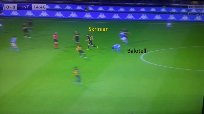 skriniar inter balotelli brescia