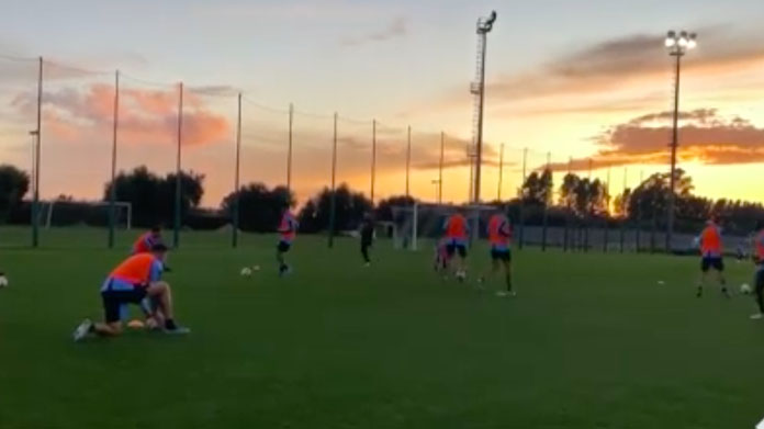 Allenamento Lazio