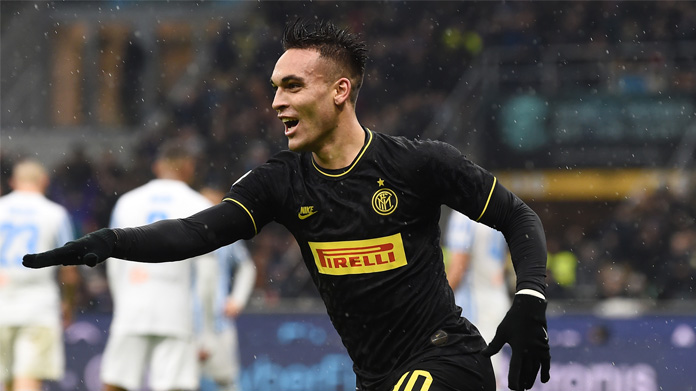 Esultanza Lautaro Martienz