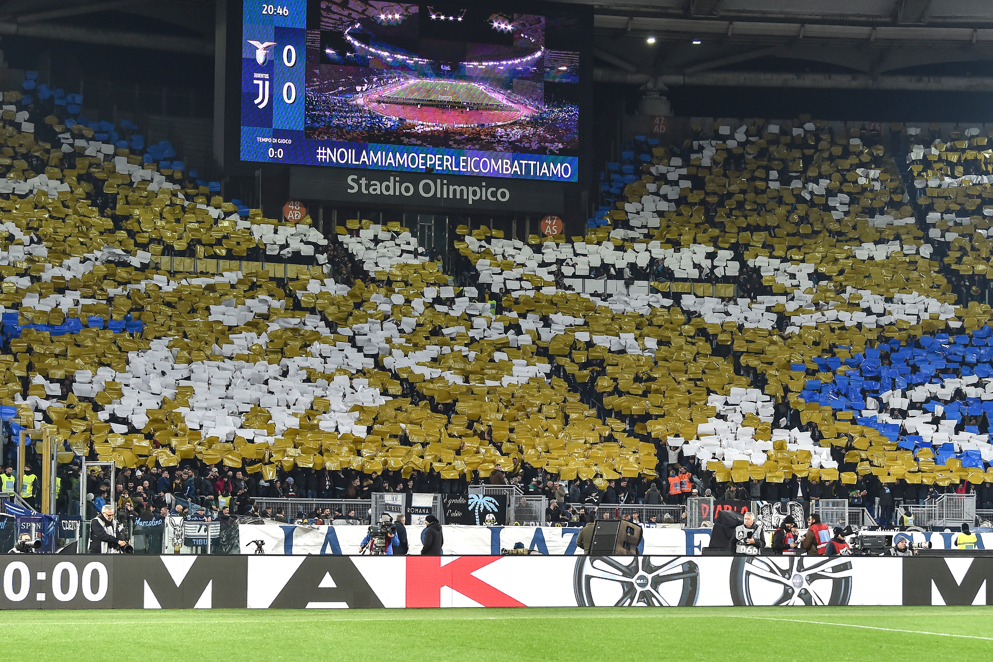 Lazio Inter coreogragfie
