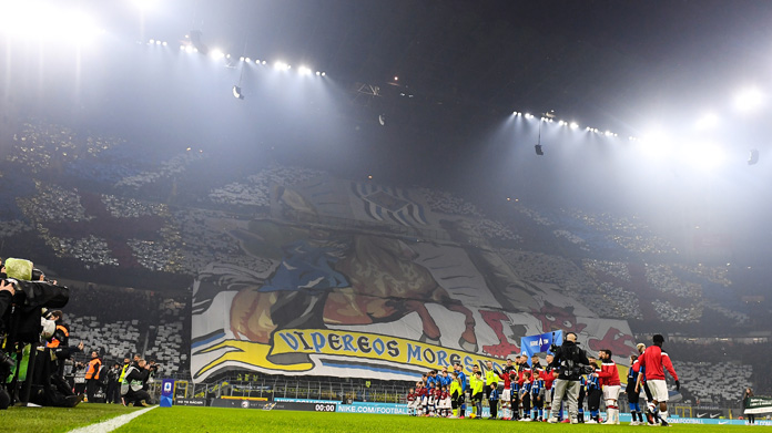 Coreografia tifosi Inter