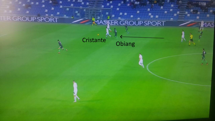 sassuolo roma cristante