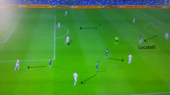 sassuolo roma pressing 2