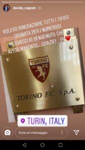 Torino, Vagnati ringrazia i tifosi granata: «Grazie per il benvenuto» - FOTO 34 WhatsApp Image 2020 05 15 at 21.57.56