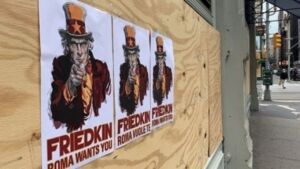 Roma, volantini «pro Friedkin» a New York: «Wants you» 34 103634