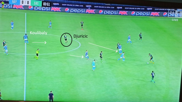 Napoli Sassuolo: Hysaj ha messo a ferro e fuoco la difesa neroverde 48 napoli sassuolo djurici