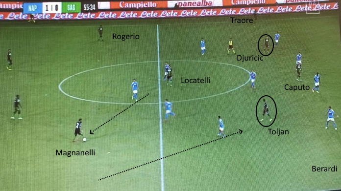 Napoli Sassuolo: Hysaj ha messo a ferro e fuoco la difesa neroverde 50 napoli sassuolo toljan toljan 2