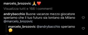 Brozovic risponde con ironia ad un tifoso: «Io via da Milano? Speriamo» 34 photo 2020 08 23 17.22.43