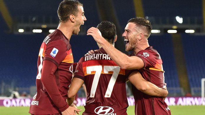 Esultanza Roma Veretout