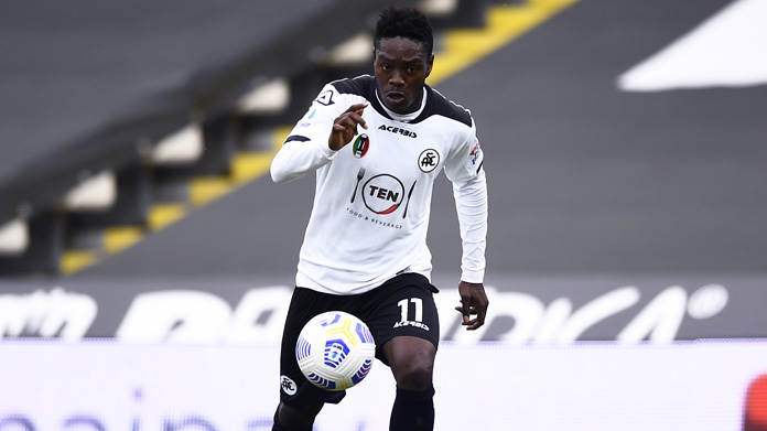 Spezia Parma 2-2: cronaca e tabellino 36 Gyasi