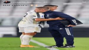 Juventus, è già feeling tra Cristiano Ronaldo e Baronio 34 baronio ronaldo