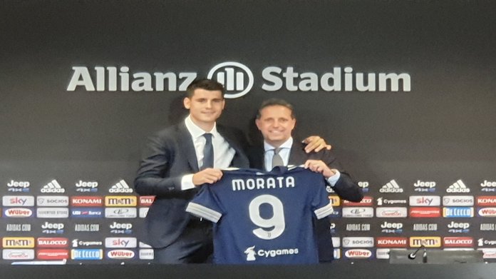 Morata paratici juventus conferenza