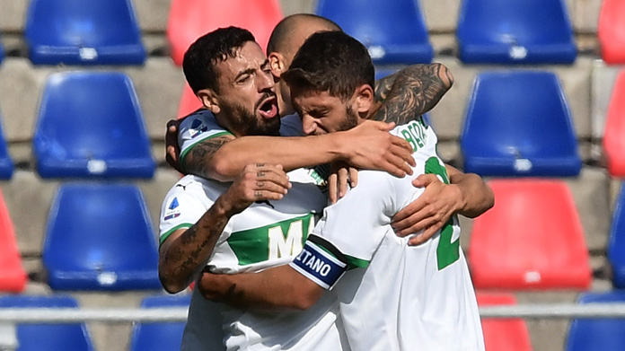 Berardi esultanza Sassulo