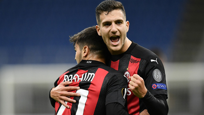 Brahim Diaz esultanza