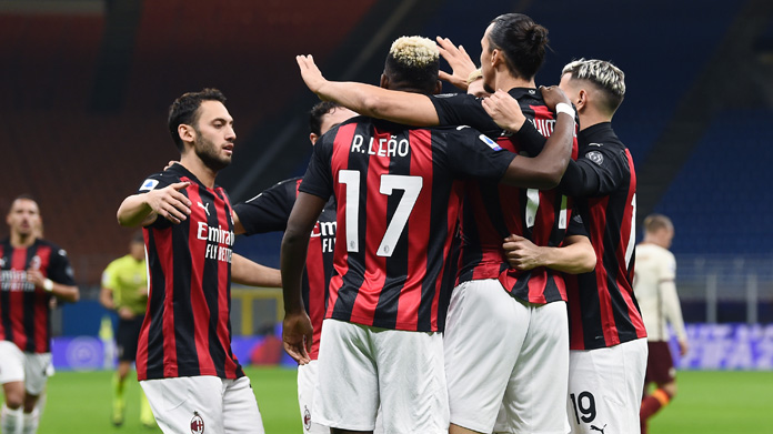 Esultanza Milan Ibrahimovic