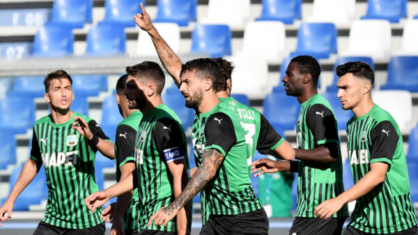 Esultanza Sassuolo Caputo