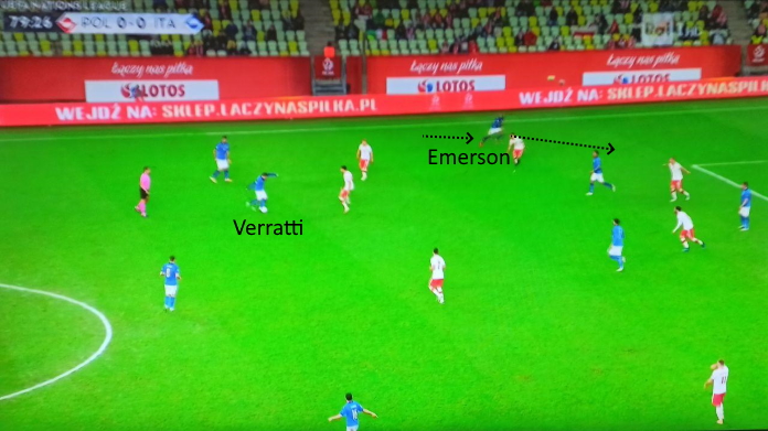polonia italia verratti per emerson