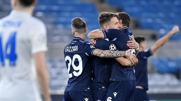 Lazio esultanza Immobile