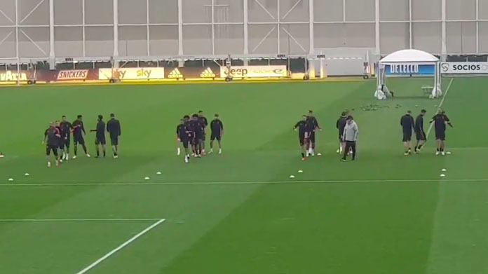 allenamento Juve