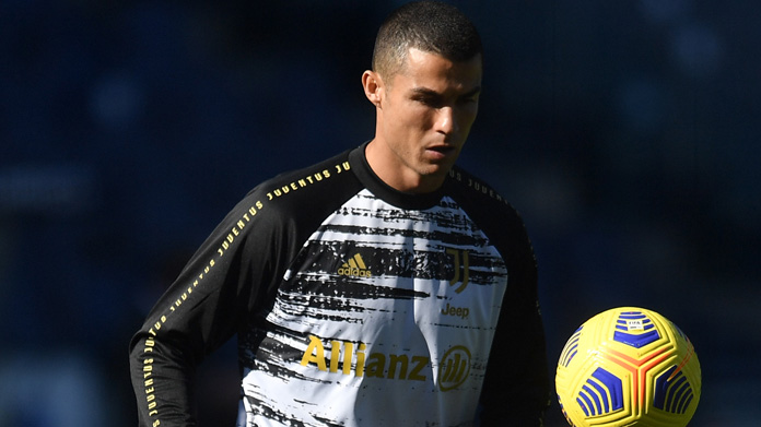 riscaldamento ronaldo