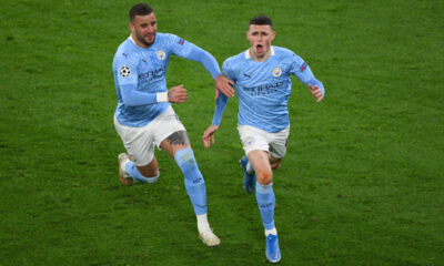 Esultanza Foden Manchester City