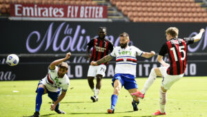 Milan Sampdoria 1-1: cronaca e tabelliino