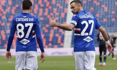 Sampdoria Quagliarella e Candreva