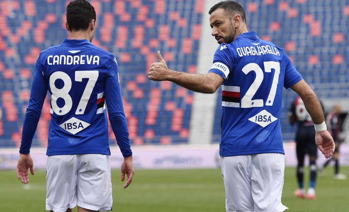 Sampdoria Quagliarella e Candreva