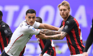 Pagelle Milan Genoa: Rebic il migliore. Scamacca croce e delizia  VOTI