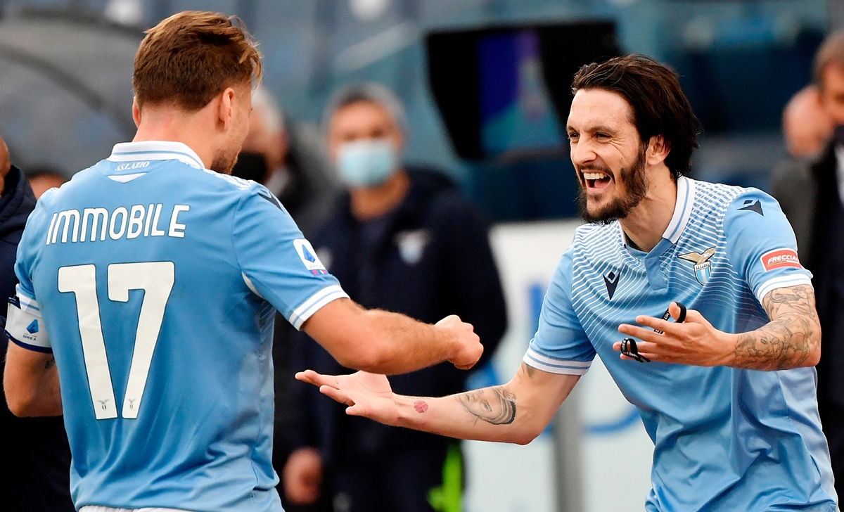 Lazio al fotofinish: solo il Napoli ha fatto meglio 36 esult gol Luis Alberto STA9975 copy