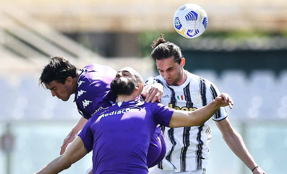 mano rabiot juve fiorentina