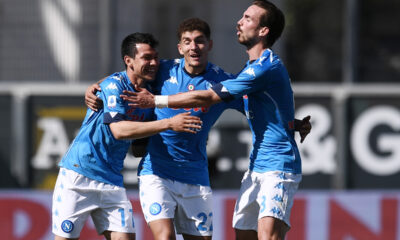 Esultanza Napoli