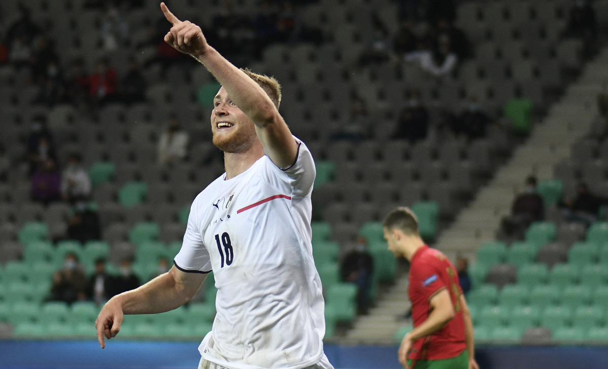 Esultanza Pobega Italia Under 21 1