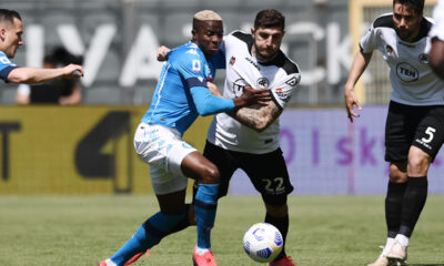 Osimhen Chabot Napoli Spezia