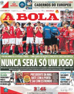 Dramma Eriksen, le prime pagine dei quotidiani esteri: «Miracolo in campo» 54 a bola 2021 06 13 60c58509c7f1c