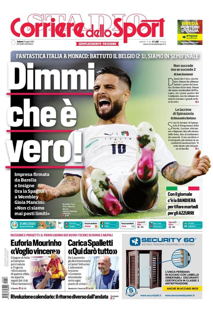 Le Prime Pagine dei Quotidiani Sportivi di Oggi - 3 luglio 41 WhatsApp Image 2021 07 03 at 07.41.14 1