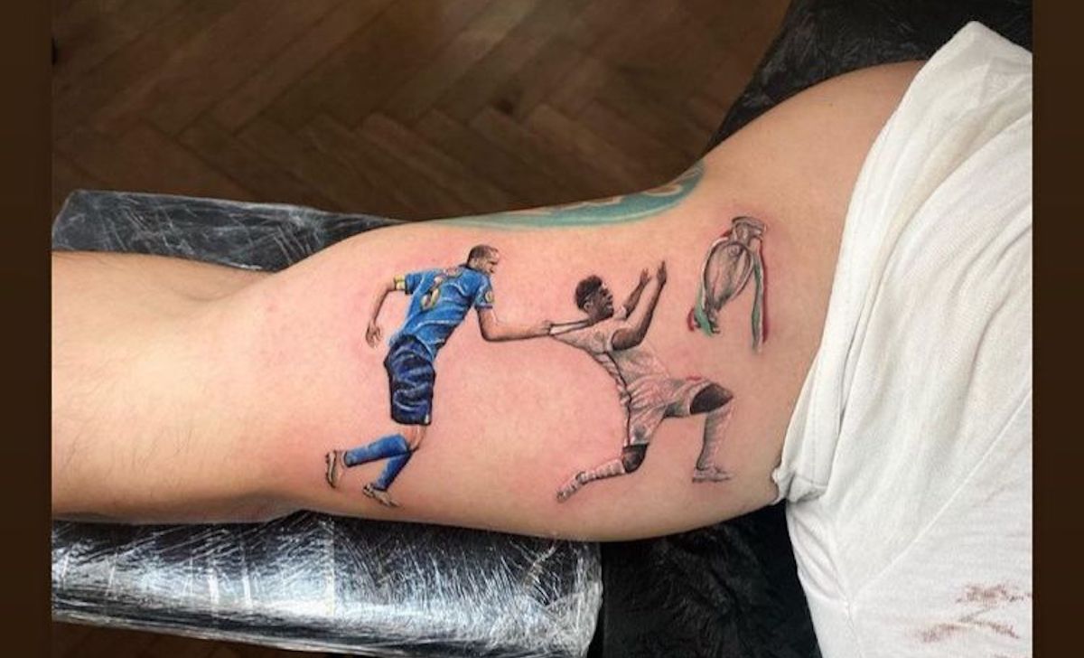 tatuaggio chiellini saka