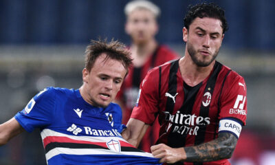 Damsgaard Calabria Sampdoria Milan