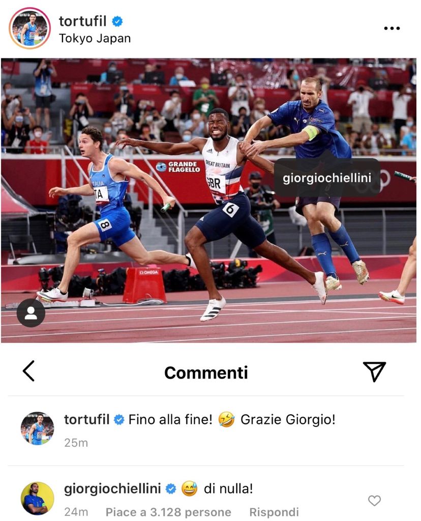 Italia oro nella 4x100: Tortu cita Chiellini con Saka - FOTO 34 WhatsApp Image 2021 08 06 at 20.29.53