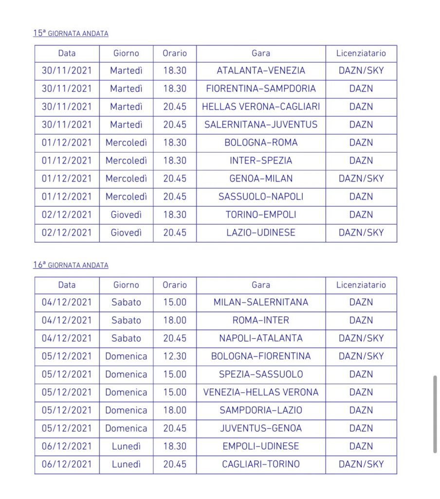 Anticipi e posticipi Serie A: date e orari del girone d'andata 56 E Nl5zLX0AMtyvX