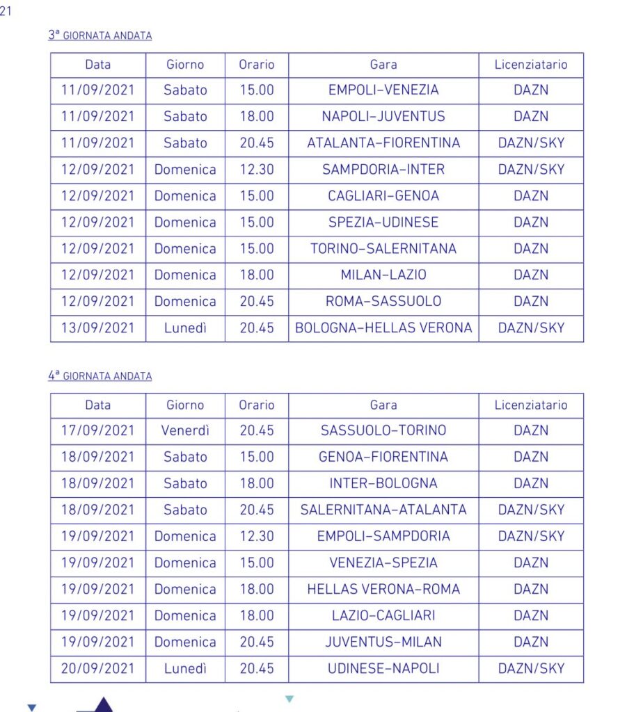Anticipi e posticipi Serie A: date e orari del girone d'andata 50 E NlUicXMAkAejV