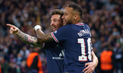 Messi Neymar esultanza