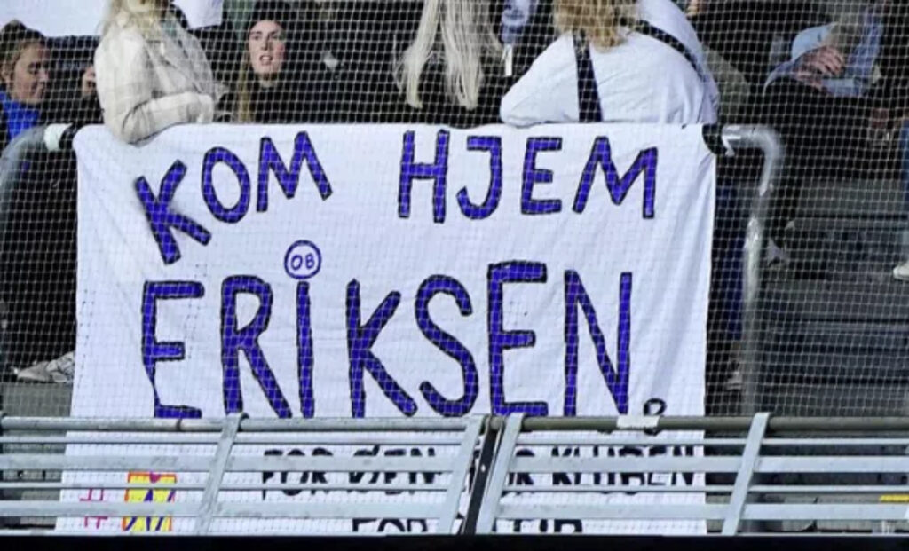 Inter, i tifosi dell'Odense sognano il ritorno di Eriksen - FOTO 32 Striscione Eriksen