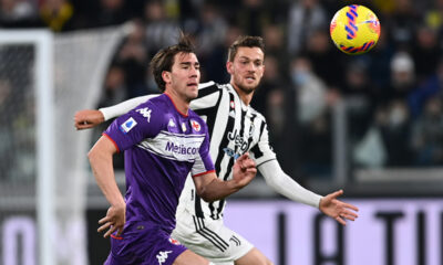 Vlahovic Rugani Juve Fiorentina