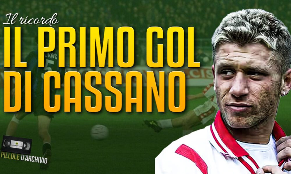 Quando Cassano segnò contro l’Inter il suo primo gol in Serie A – 18 dicembre 1999 – VIDEO